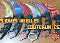 Répliques IRL des couteaux CS GO